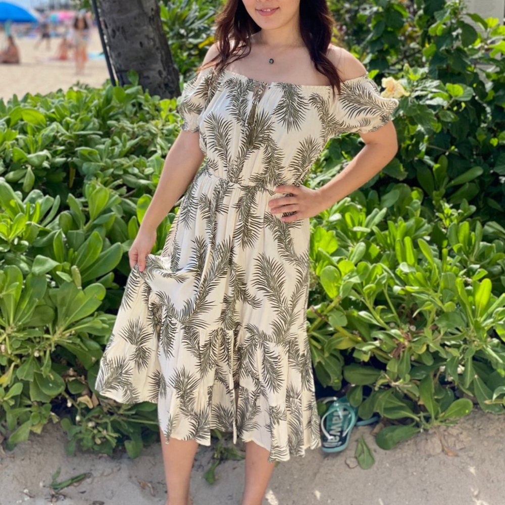 Angels by the Sea Nalani Leaves Dress